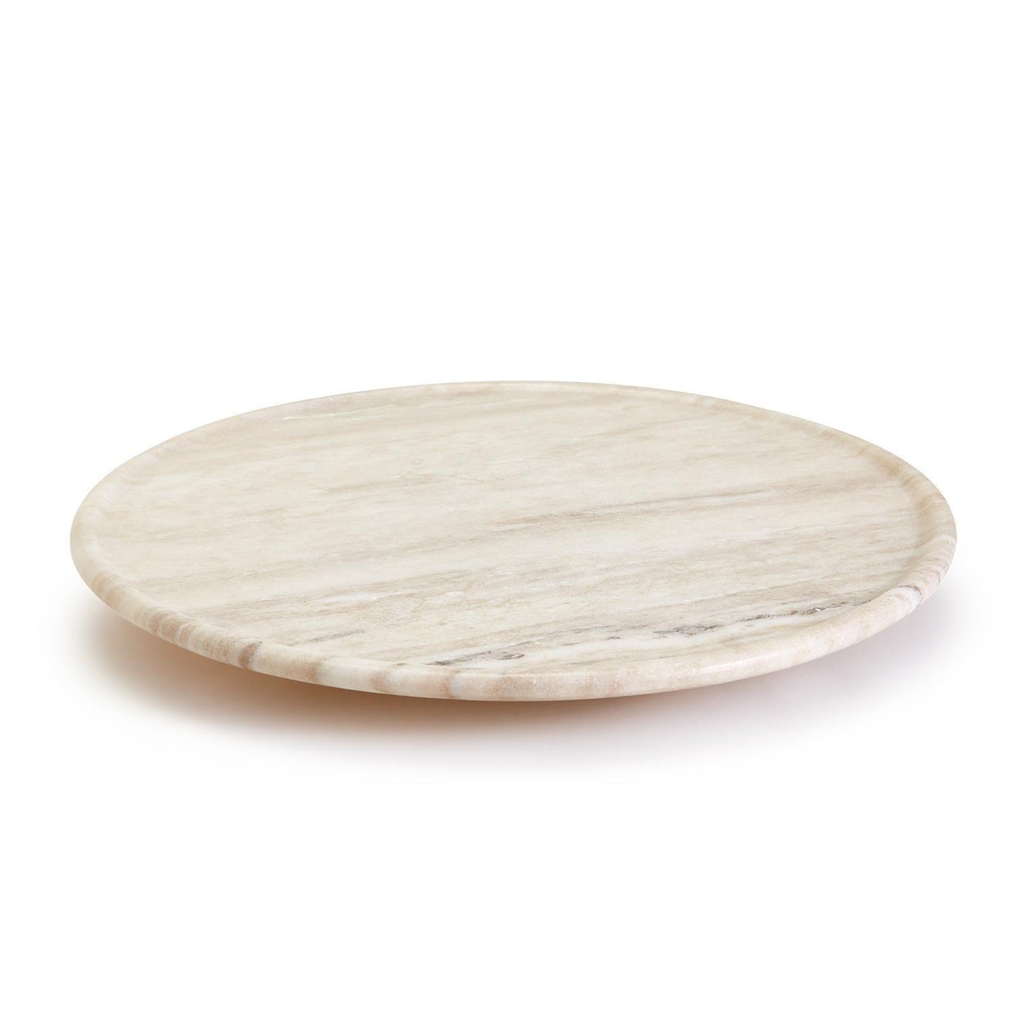 Marble Lazy Susan Rotating Board - 18" White Marble