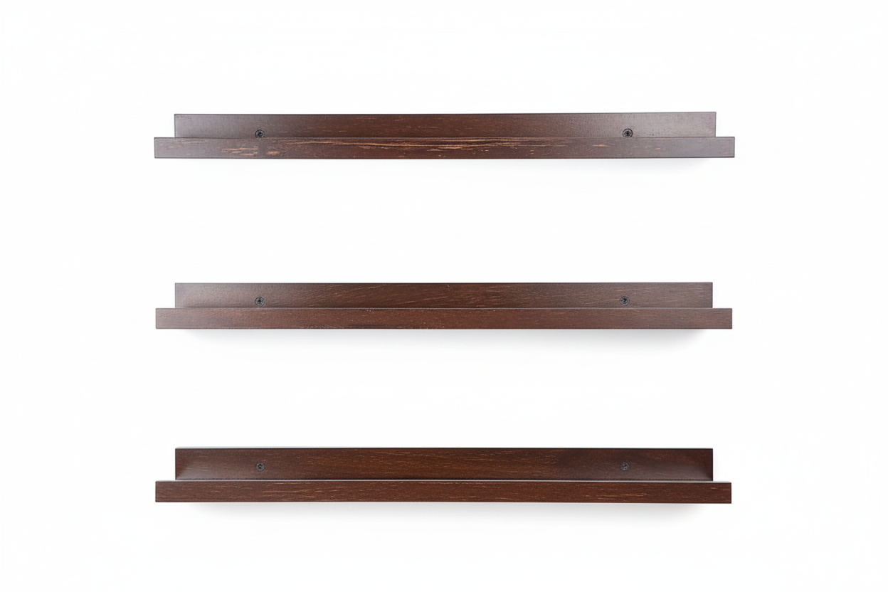 16" Wood Floating Shelves - Product Photo