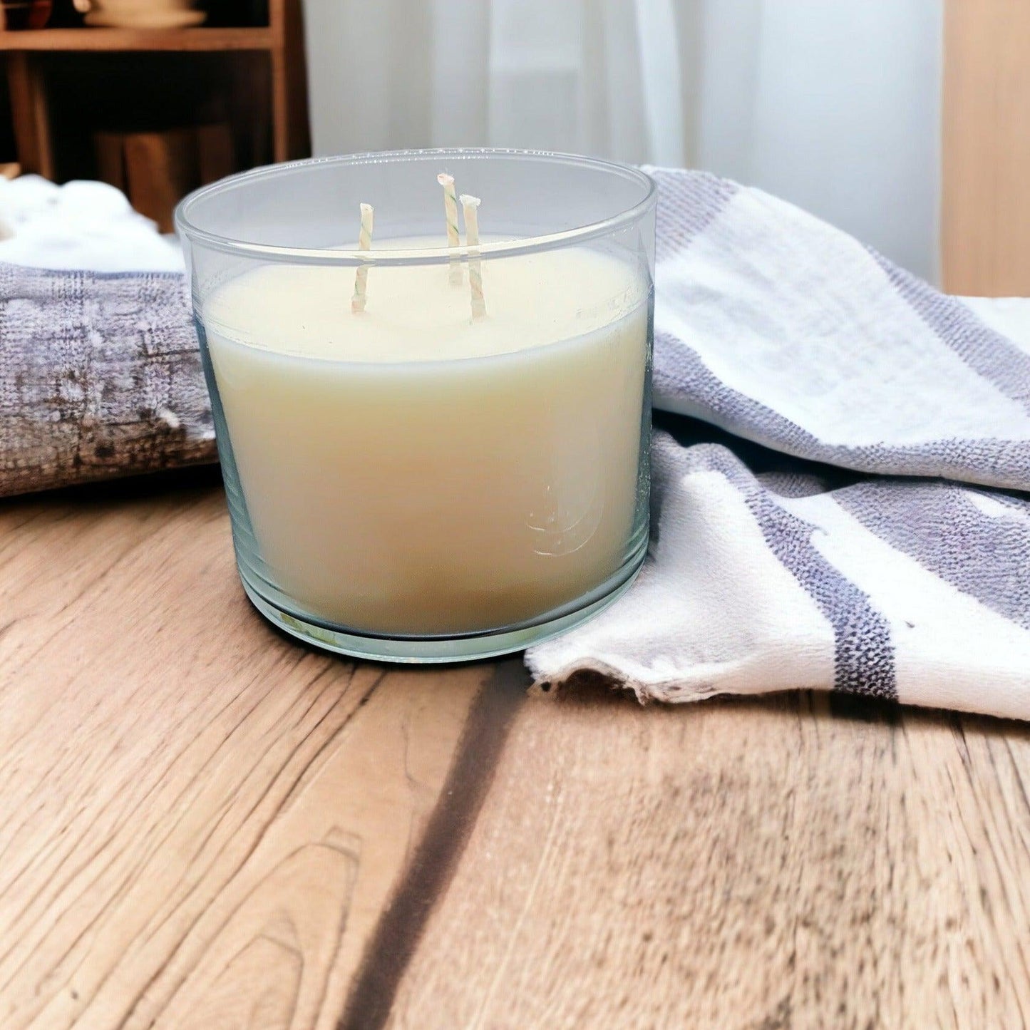Simplistic 3-Wick Soy Candle - 14.5oz Unlabeled