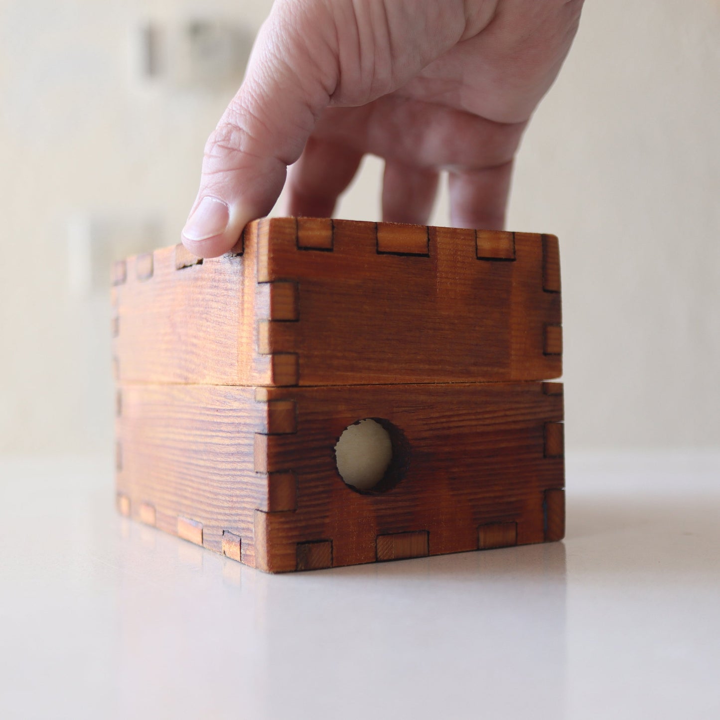 365 Card Storage Box - Reclaimed Piano Wood
