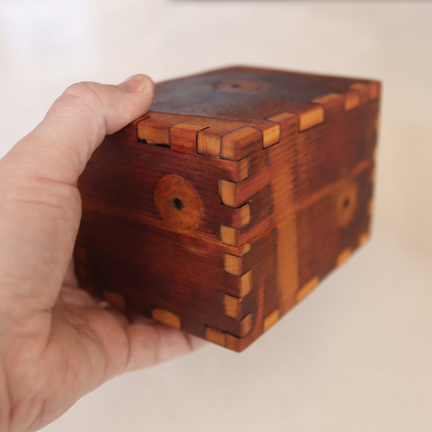 365 Card Storage Box - Reclaimed Piano Wood