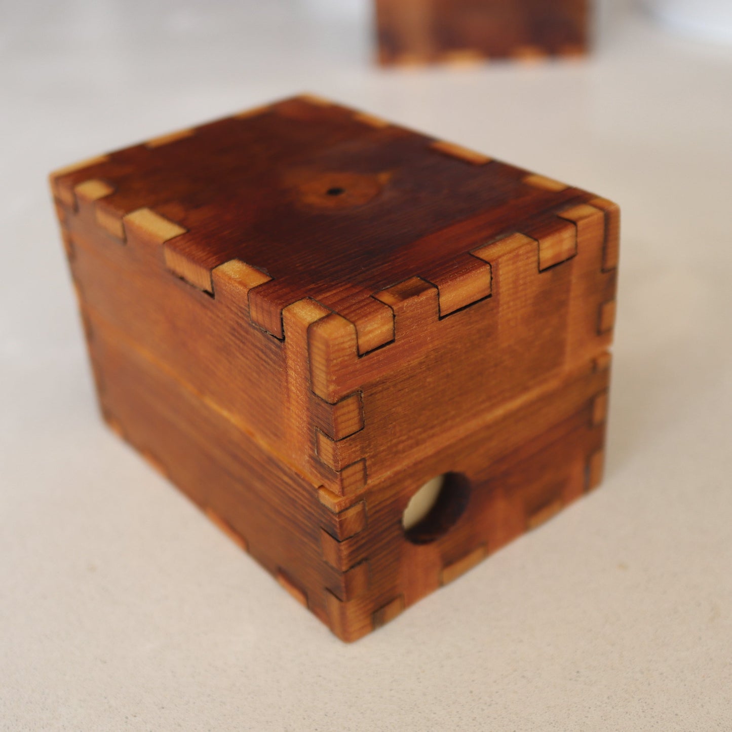 365 Card Storage Box - Reclaimed Piano Wood