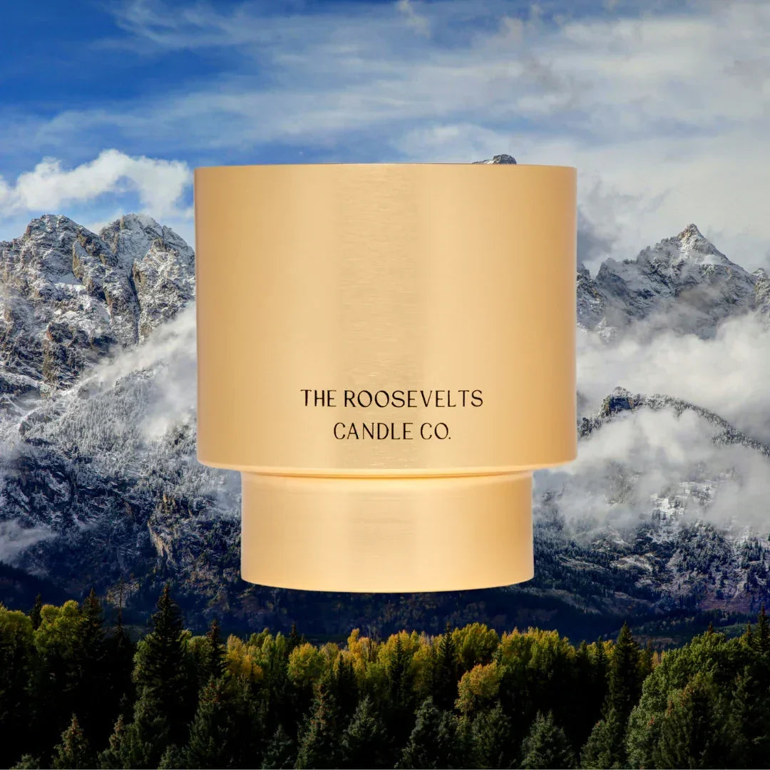 Jackson Hole Soy Candle - Petrichor Pine Leather Scent
