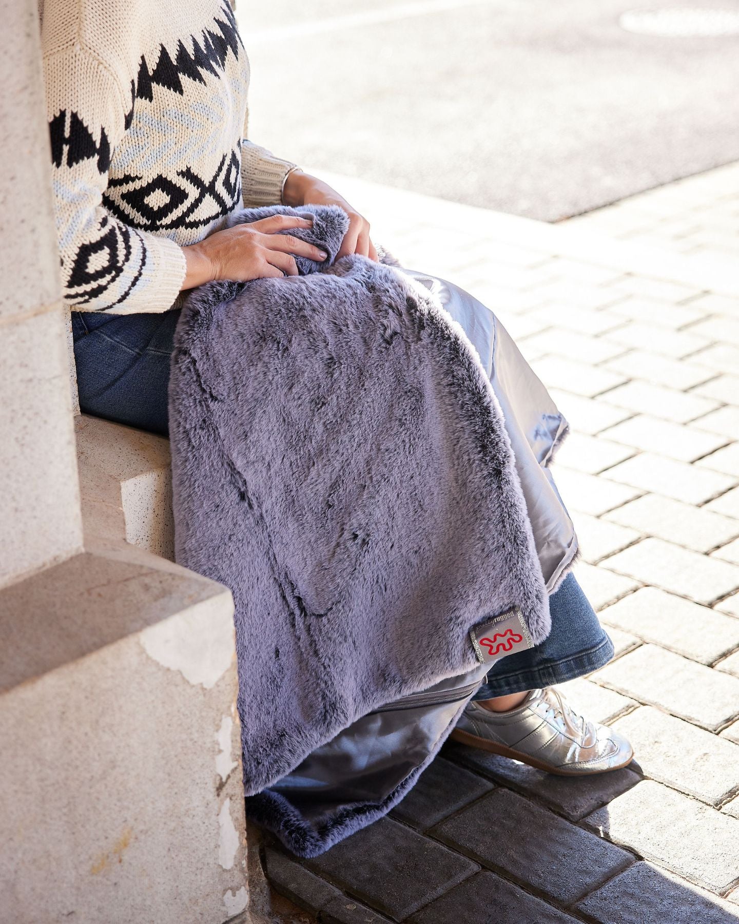 City Mink Waterproof Faux Fur Lap Blanket