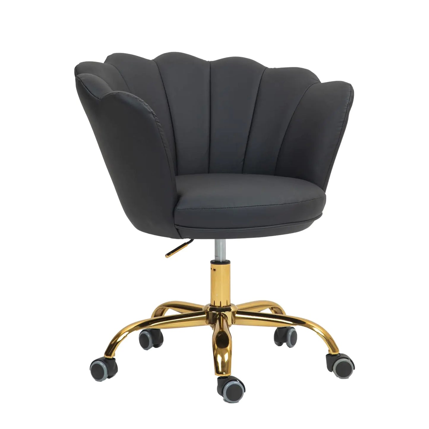 ZOBIDO Comfy Home Office Task Chair - Seashell Back with Wheels