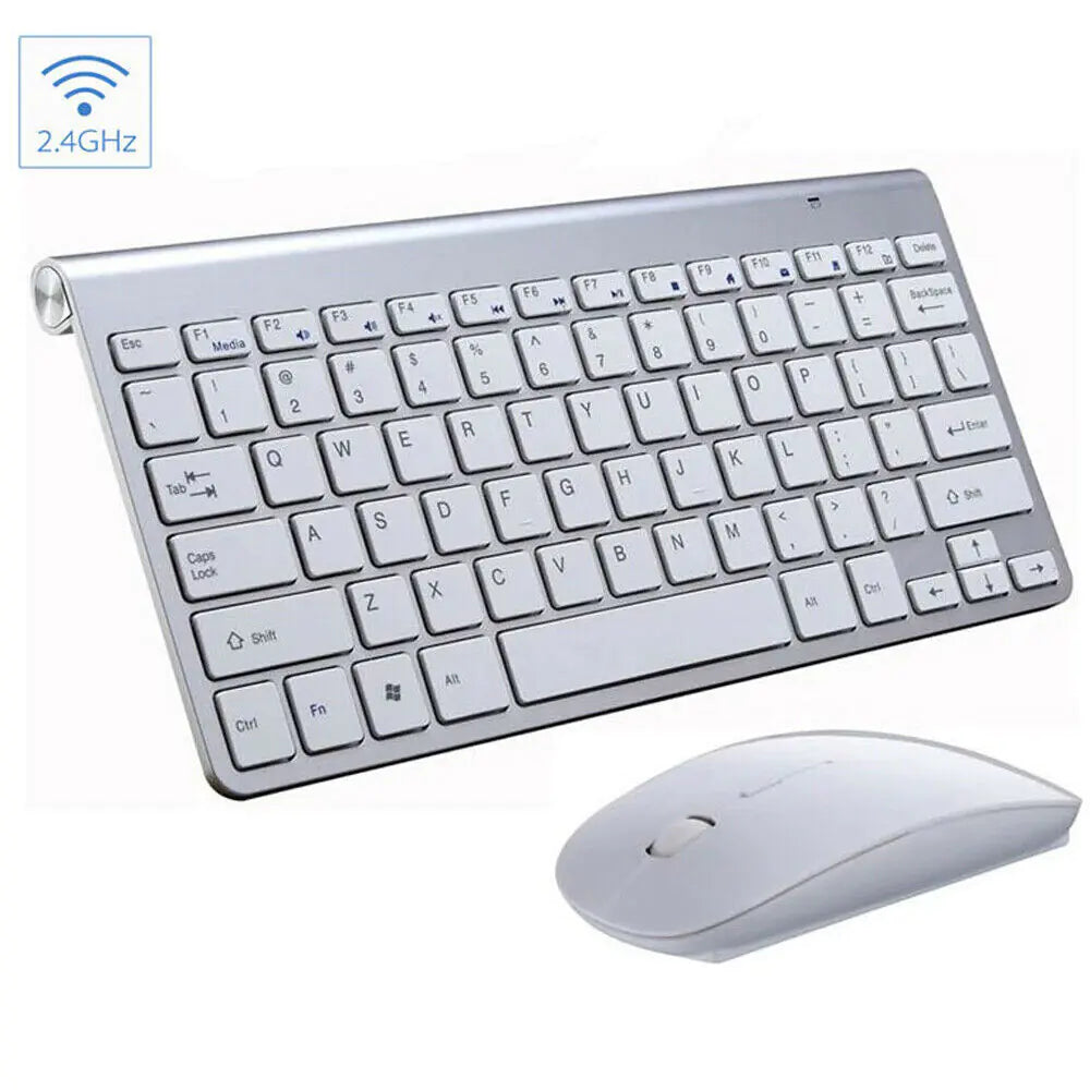 Mini Wireless Keyboard and Mouse Set