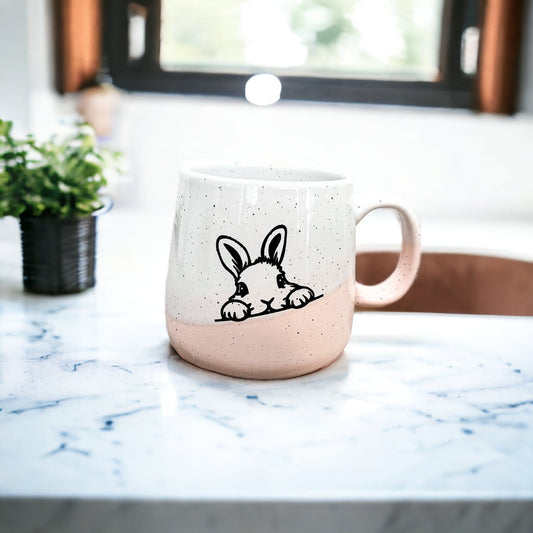 Farmhouse Bunny Love 15oz Double Wall Ceramic Mug
