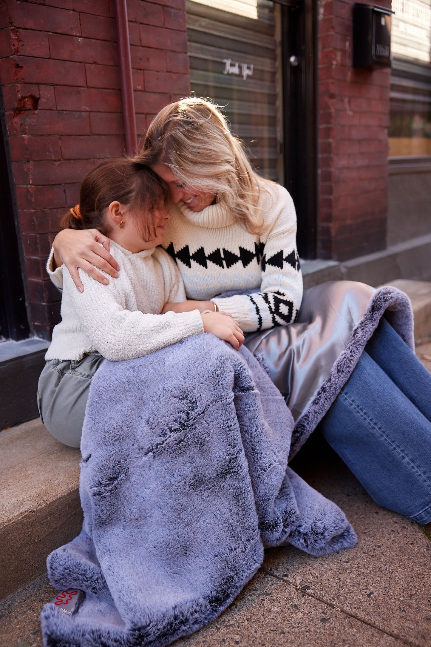 City Mink Waterproof Faux Fur Lap Blanket