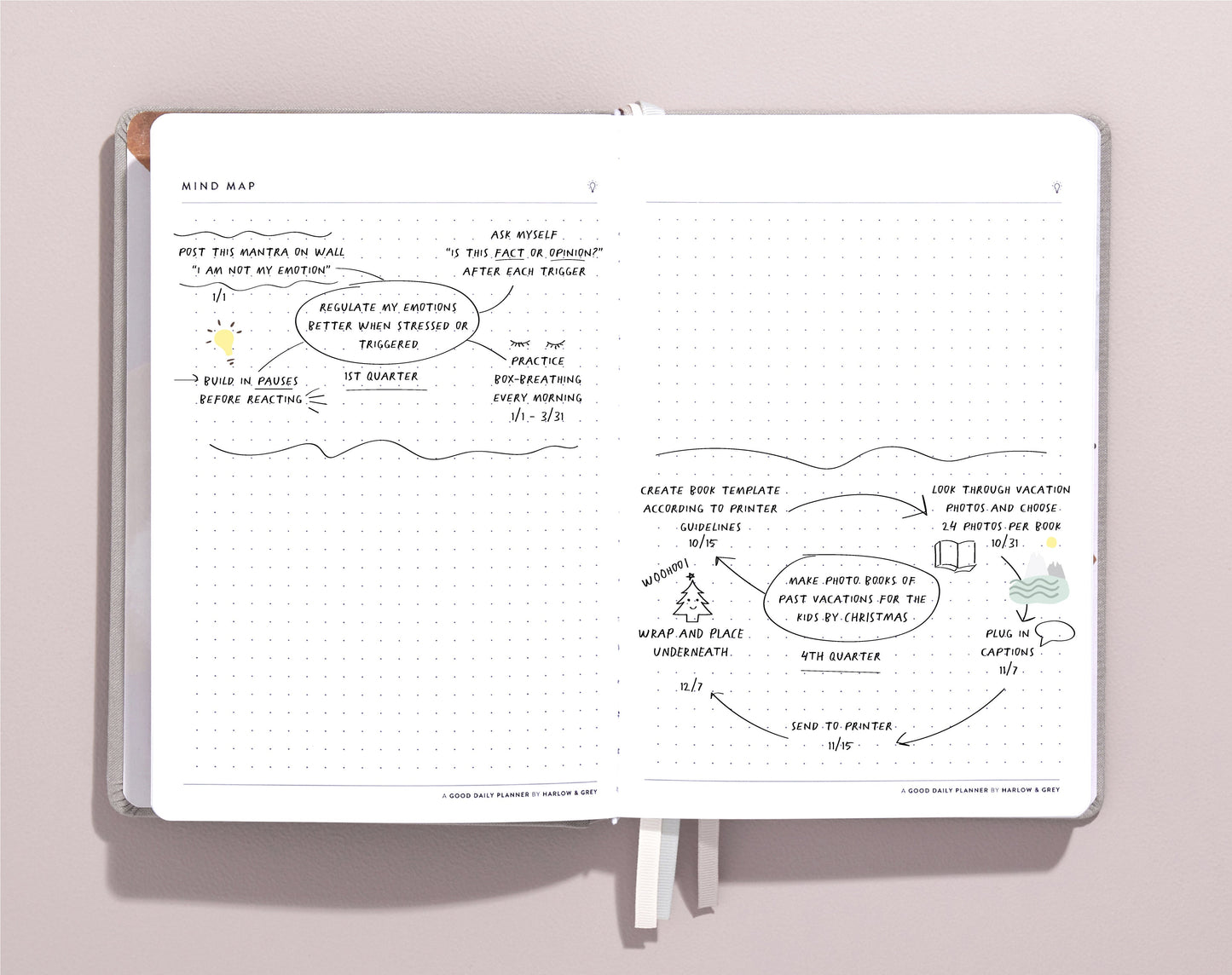 A Good Daily Planner - 6-Month Undated Planner