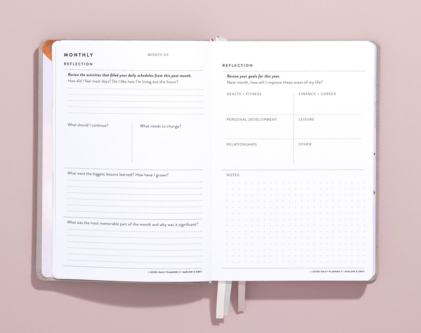 A Good Daily Planner - 6-Month Undated Planner