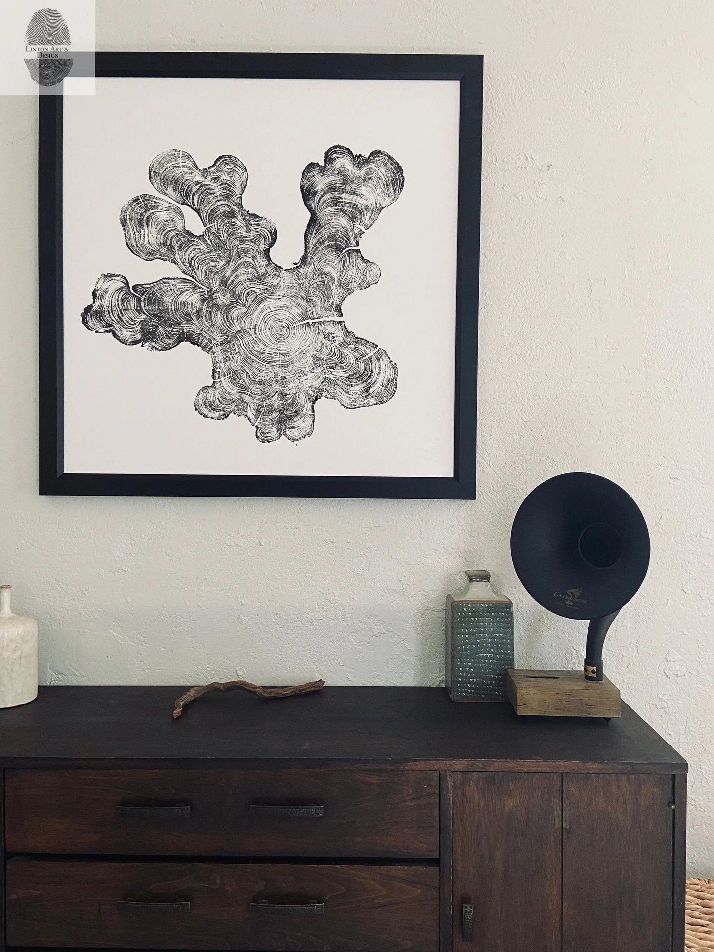 Florida Cypress Tree Ring Print - 36x36