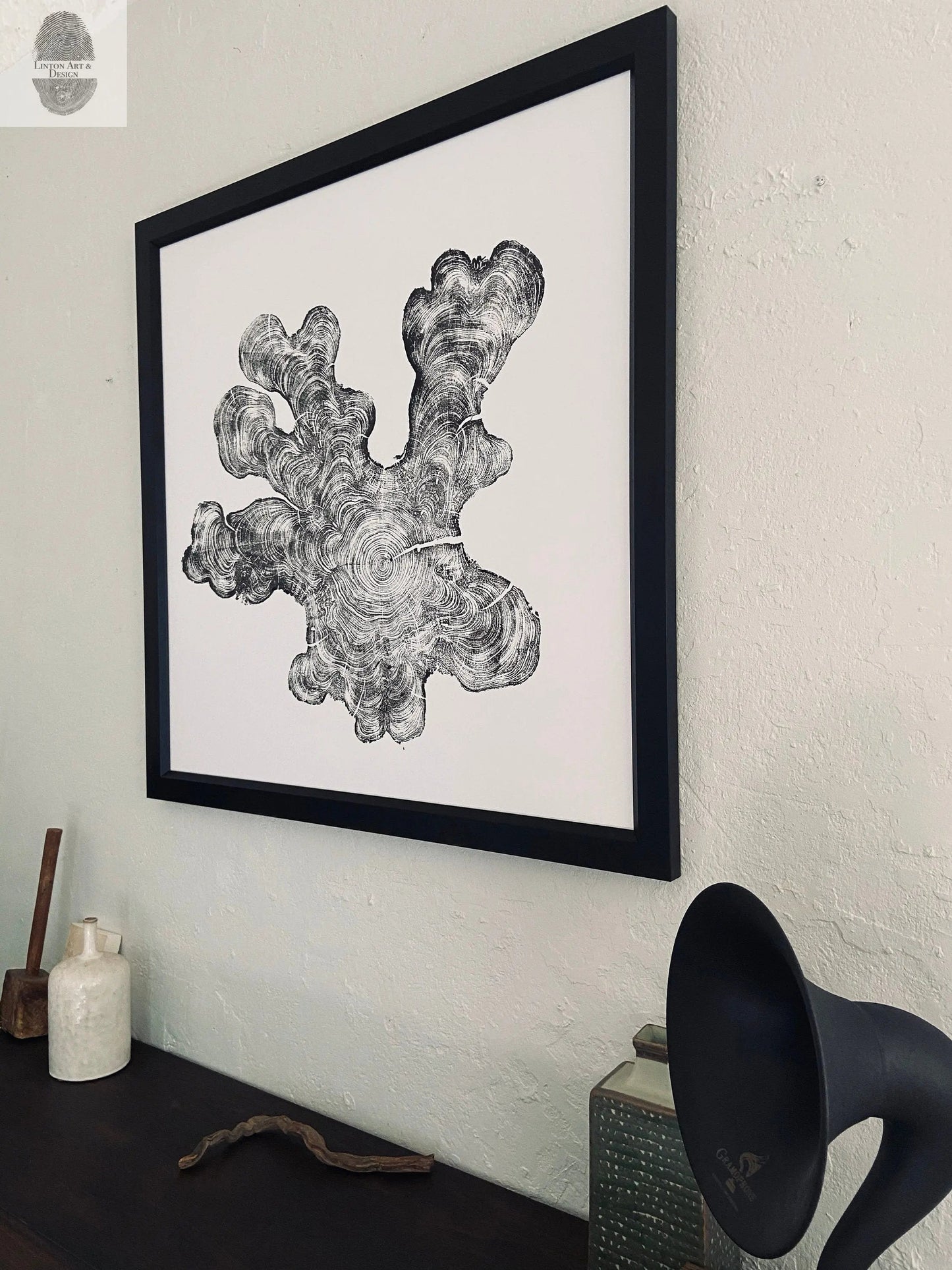Florida Cypress Tree Ring Print - 36x36