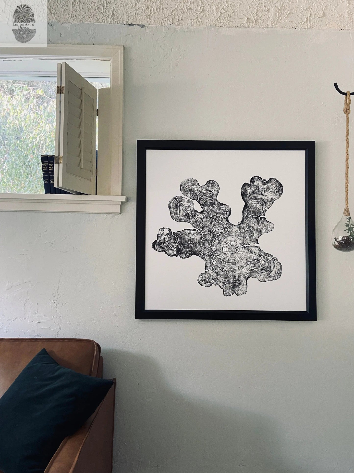 Florida Cypress Tree Ring Print - 36x36