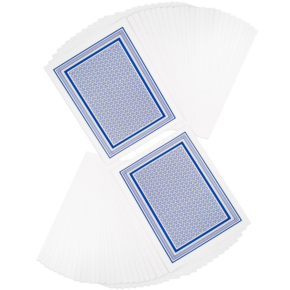 Super Jumbo Playing Cards - 8.25" x 11.75" Oversized Deck