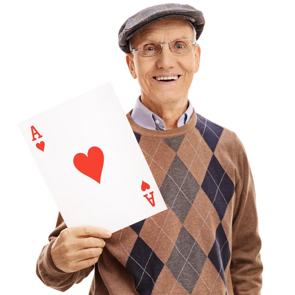 Super Jumbo Playing Cards - 8.25" x 11.75" Oversized Deck