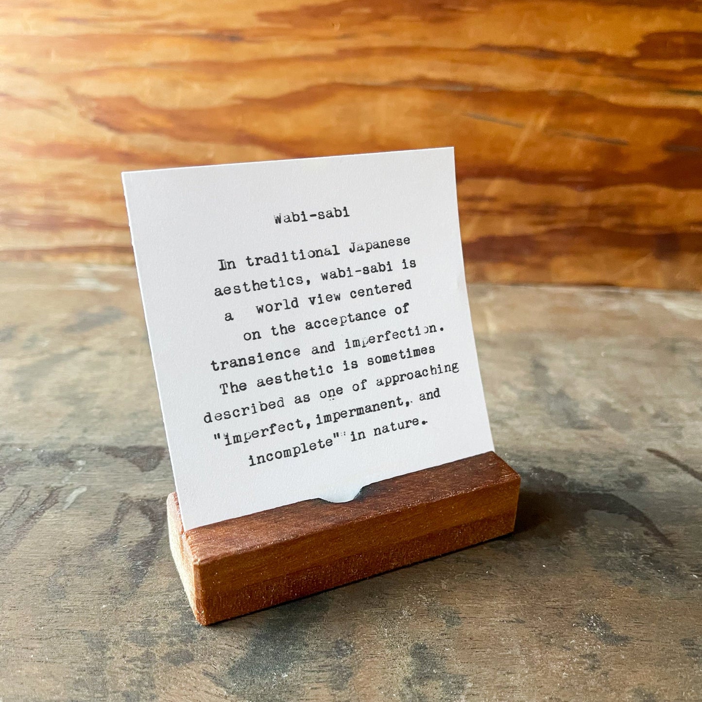 365 Imperfect Daily Inspiration Cards with Desk Stand