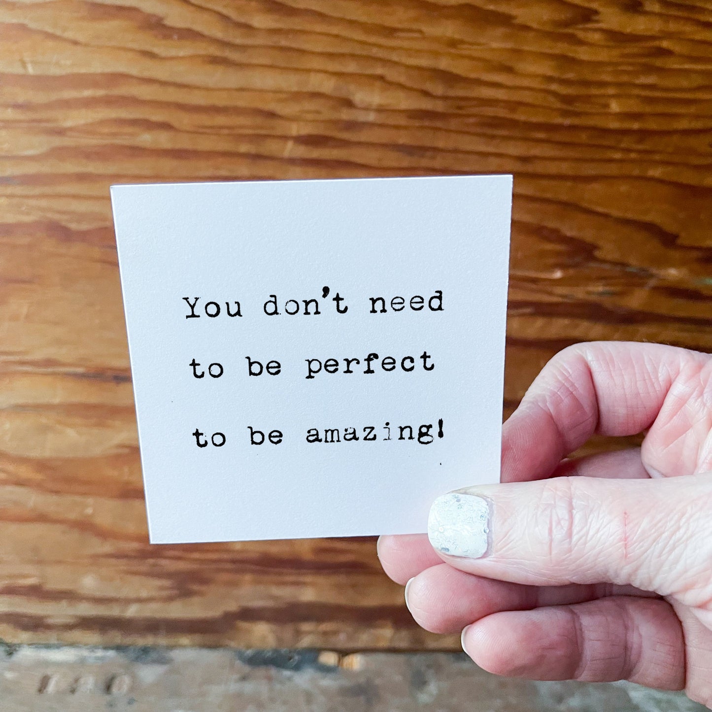 365 Imperfect Daily Inspiration Cards with Desk Stand