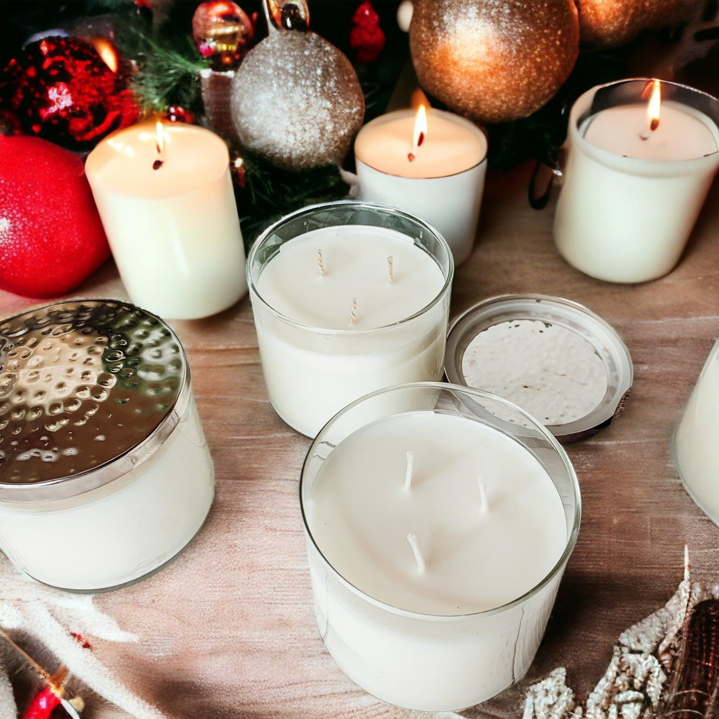 Simplistic 3-Wick Soy Candle - 14.5oz Unlabeled