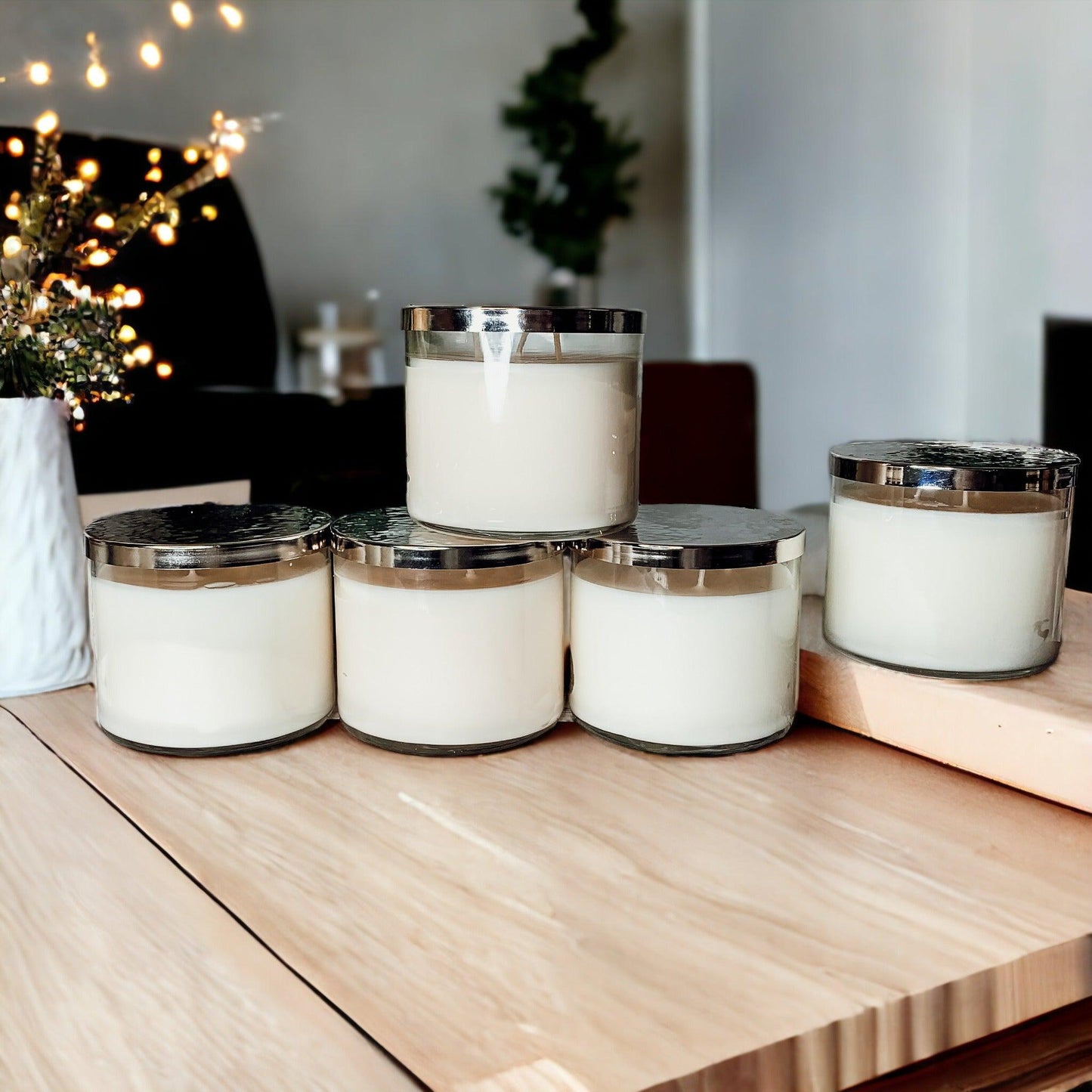 Simplistic 3-Wick Soy Candle - 14.5oz Unlabeled