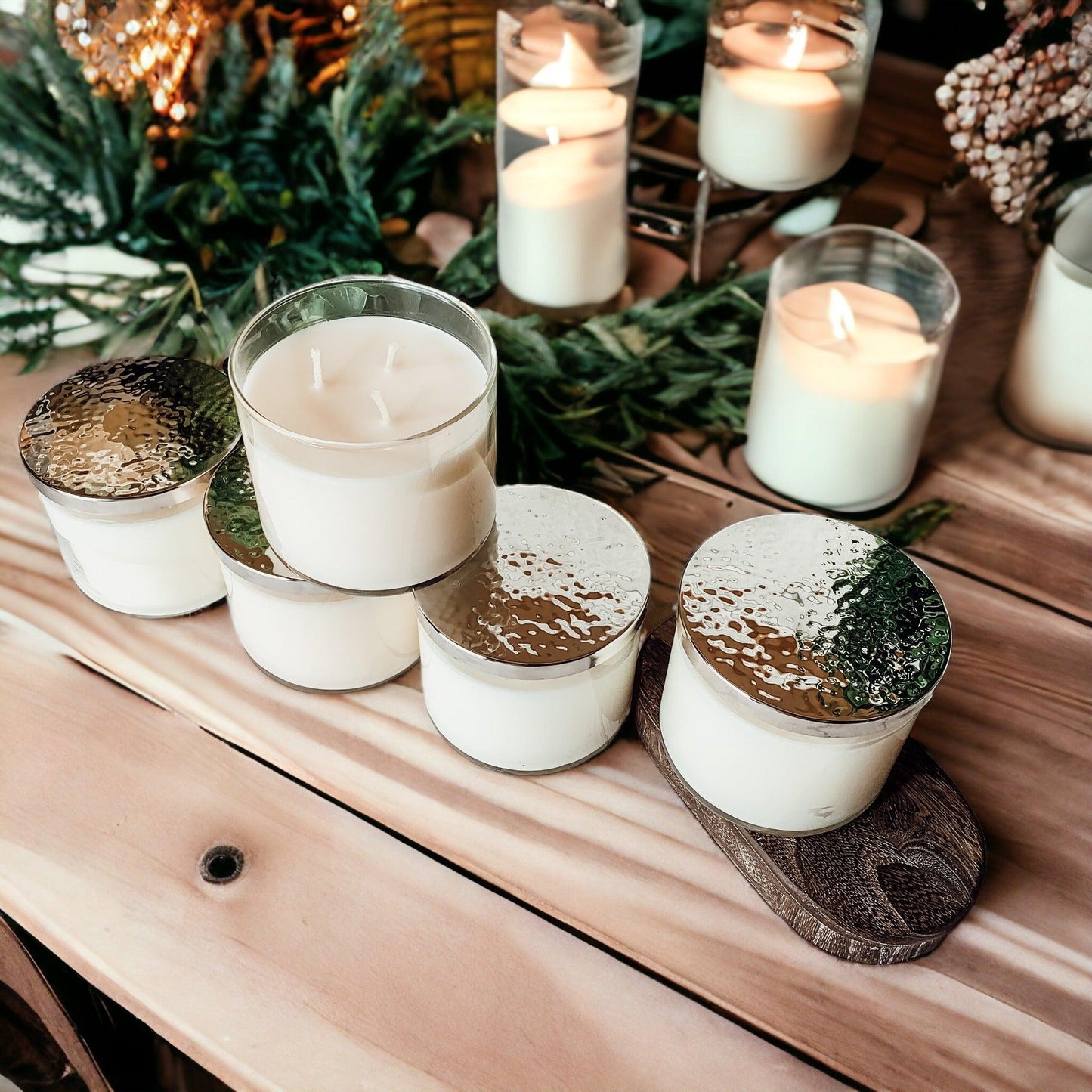 Simplistic 3-Wick Soy Candle - 14.5oz Unlabeled