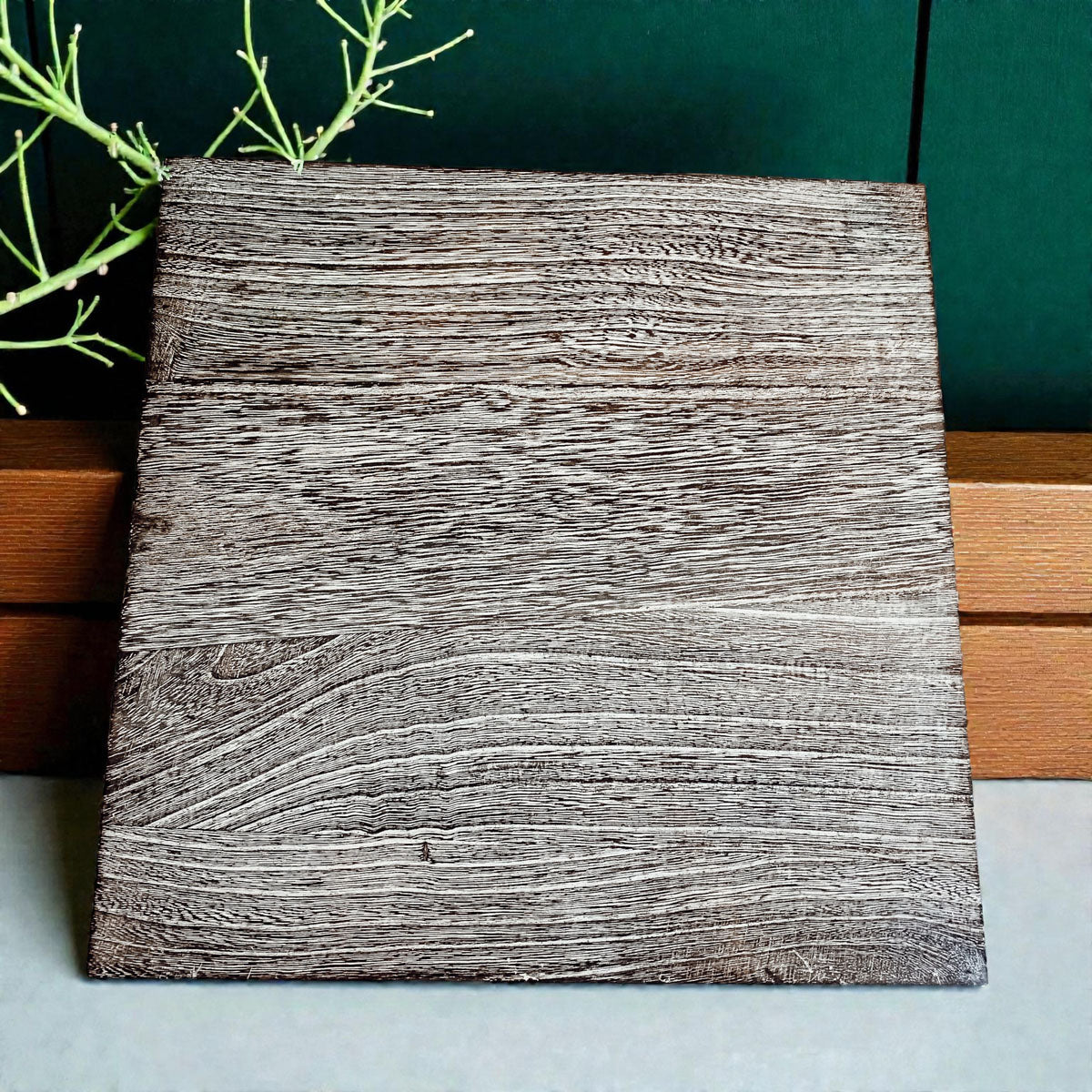 Handmade Wooden Tic Tac Toe Board - 12x12 Rustic Game