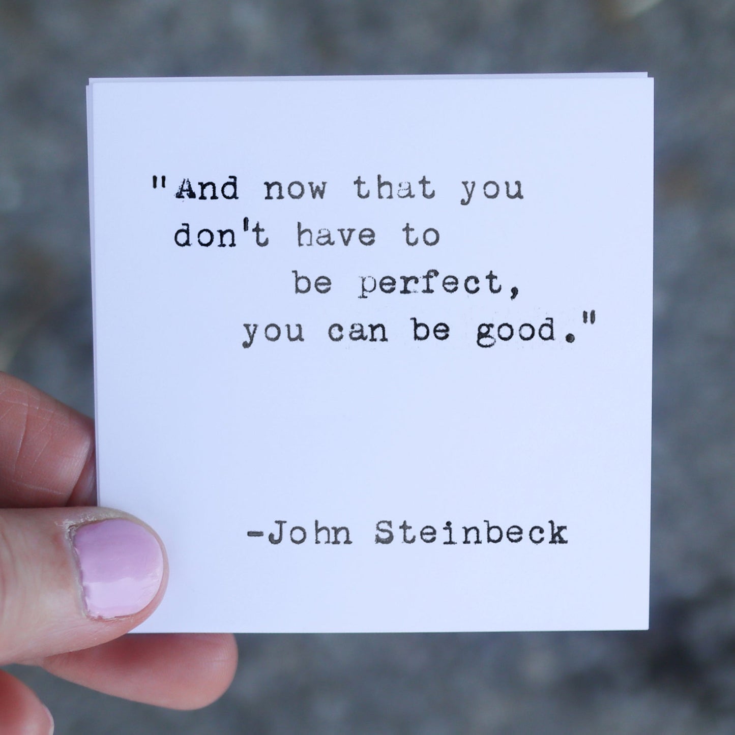 365 Imperfect Daily Inspiration Cards with Desk Stand