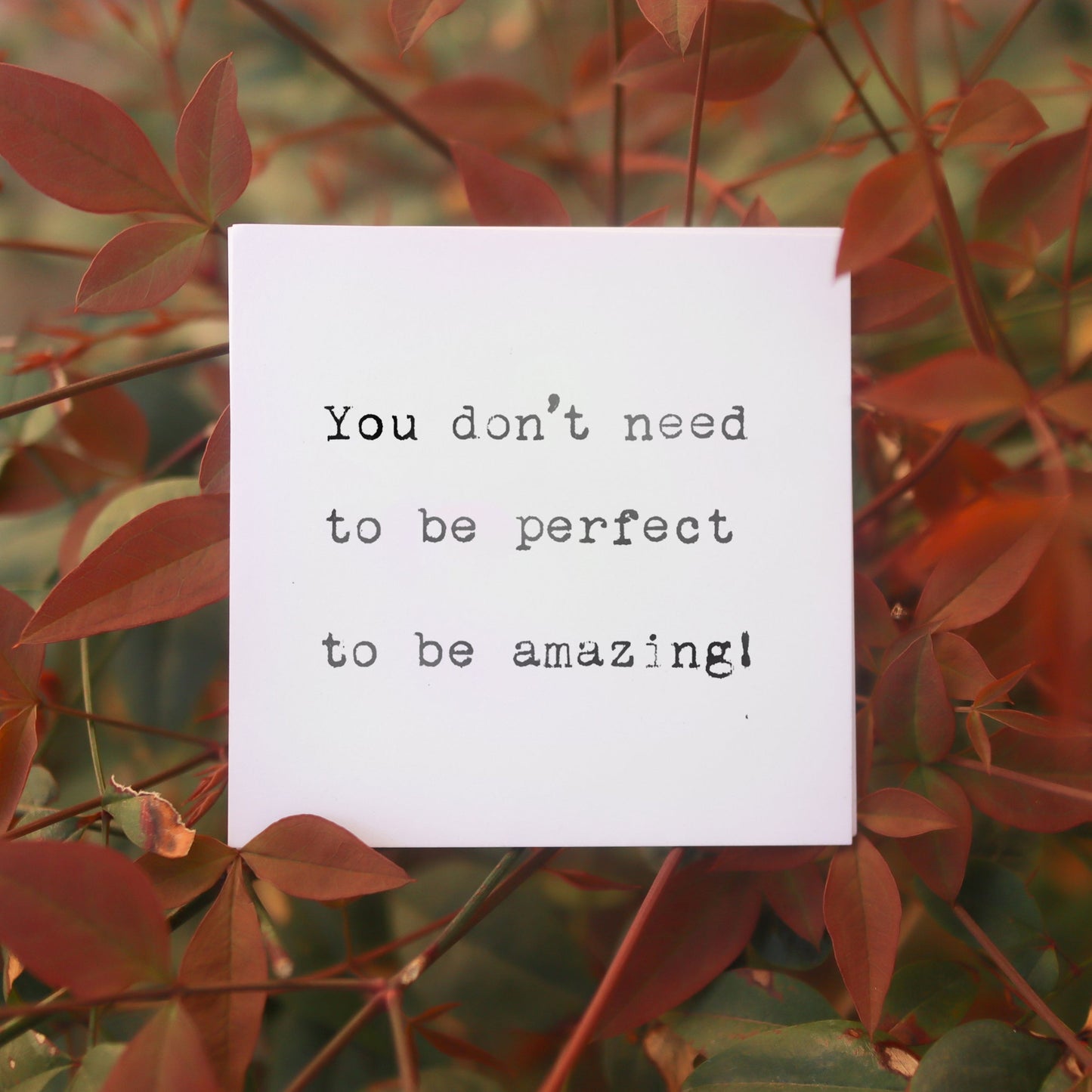 365 Imperfect Daily Inspiration Cards with Desk Stand