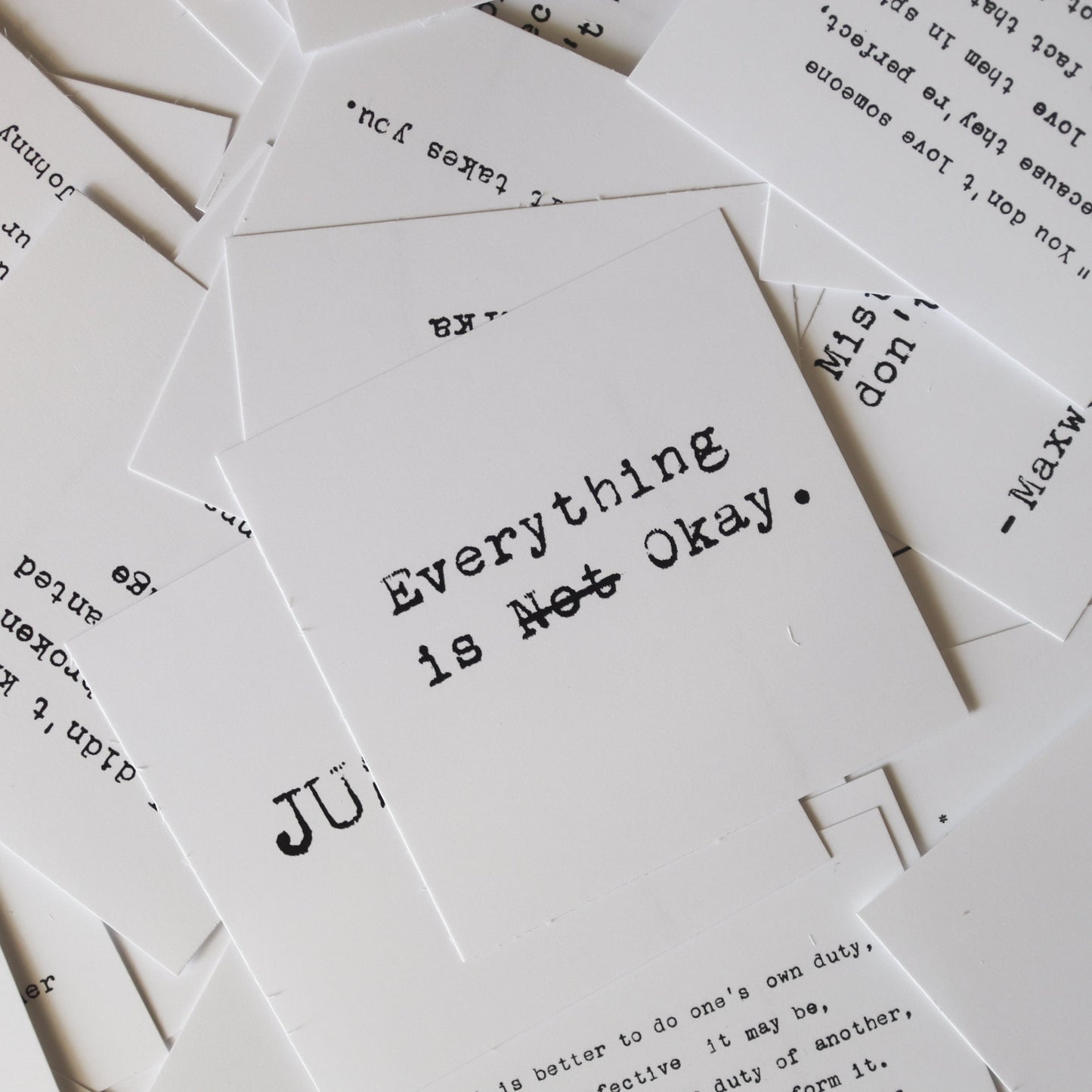 365 Imperfect Daily Inspiration Cards with Desk Stand