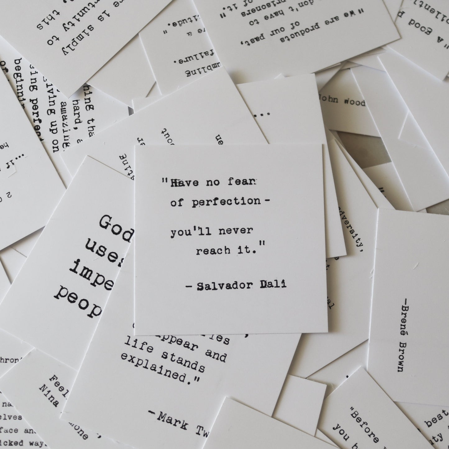 365 Imperfect Daily Inspiration Cards with Desk Stand
