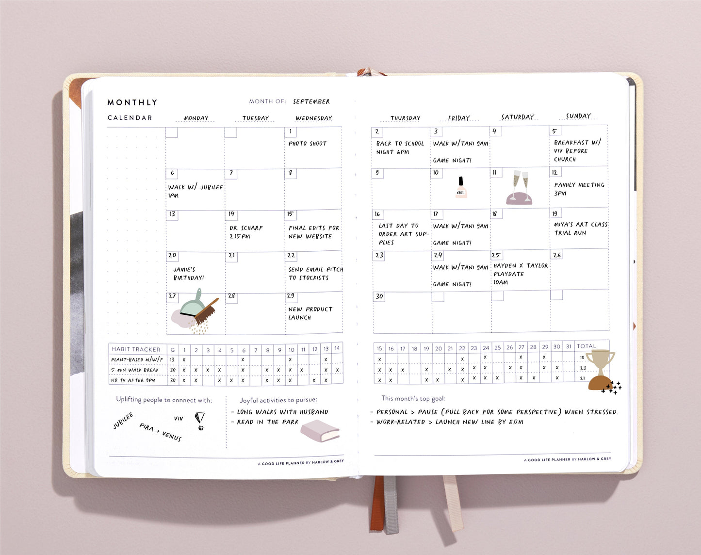 A Good Life Planner - 3-Month Undated Planner