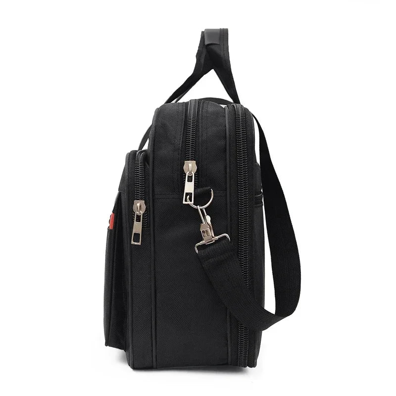 Business Briefcase Laptop Bag - 15.6 Inch Nylon Shoulder Bag