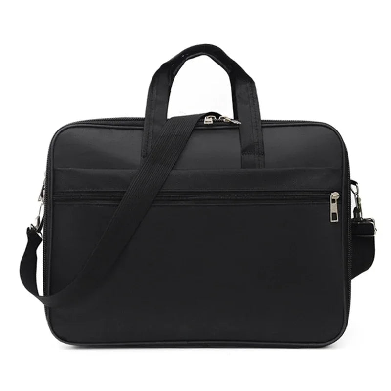 Business Briefcase Laptop Bag - 15.6 Inch Nylon Shoulder Bag
