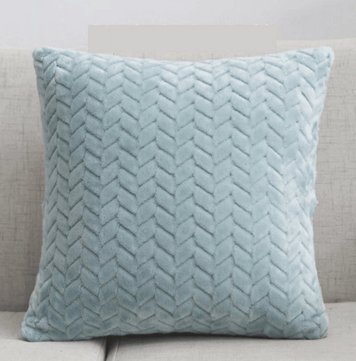 Plush Velour Pillow Case - 16.5x16.5