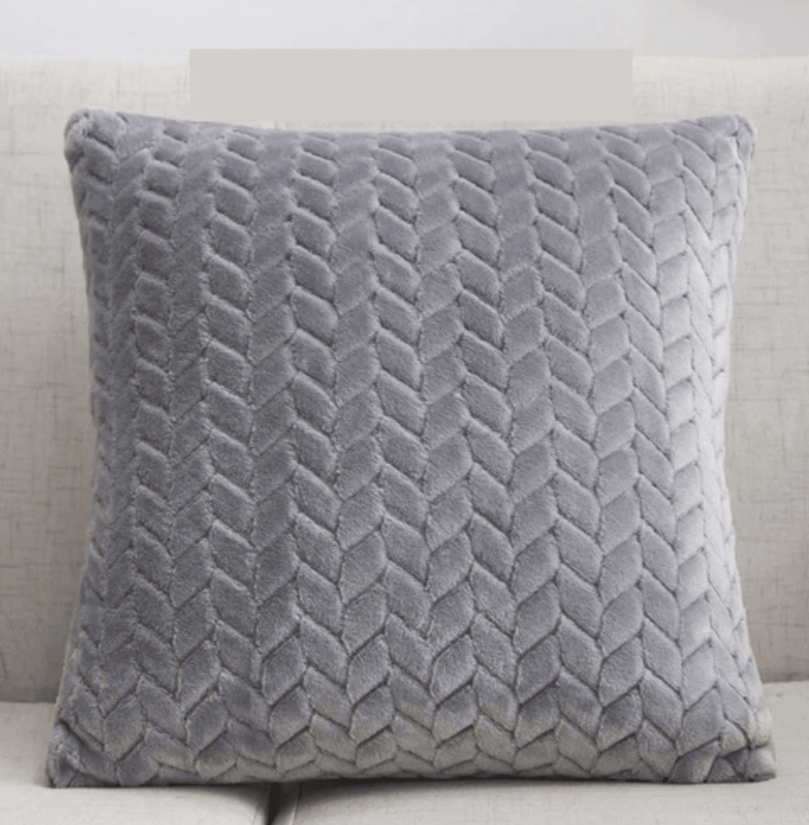 Plush Velour Pillow Case - 16.5x16.5