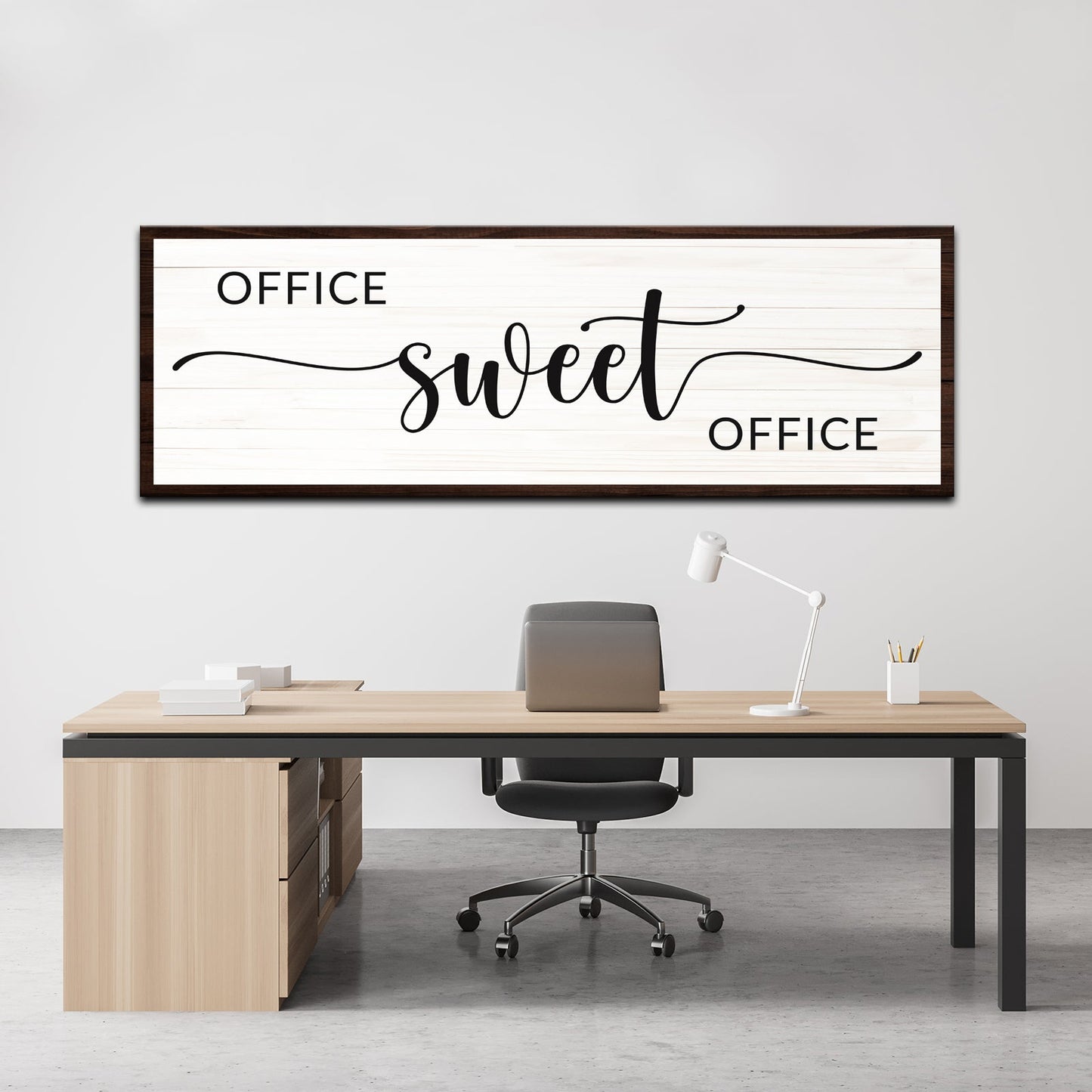 Office Sweet Office Canvas Wall Art - Premium Gallery Wrapped