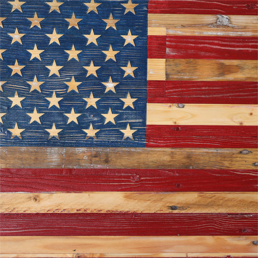 USA Pallet Wood Flags - Handmade Reclaimed Wood - 3 Sizes