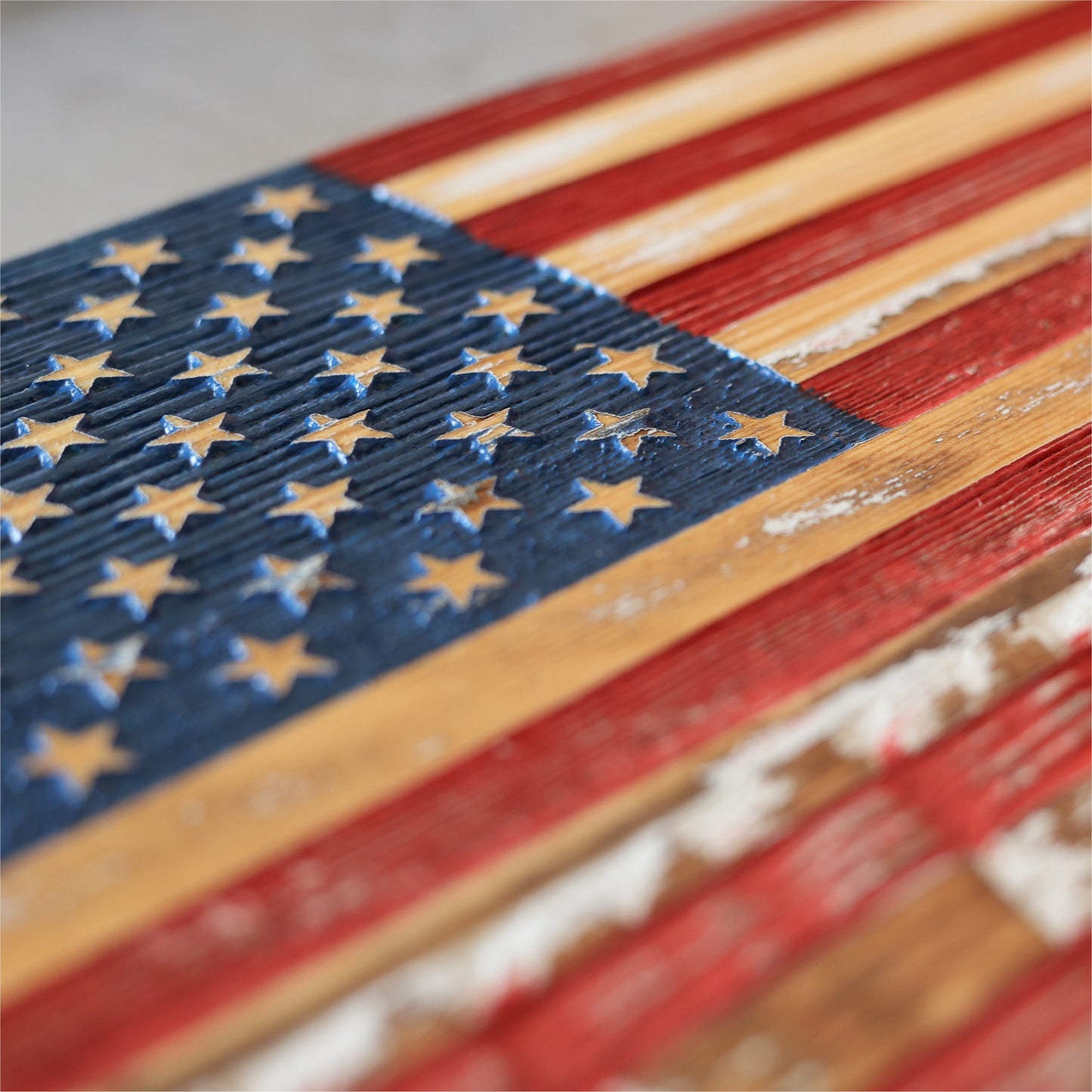 USA Pallet Wood Flags - Handmade Reclaimed Wood - 3 Sizes