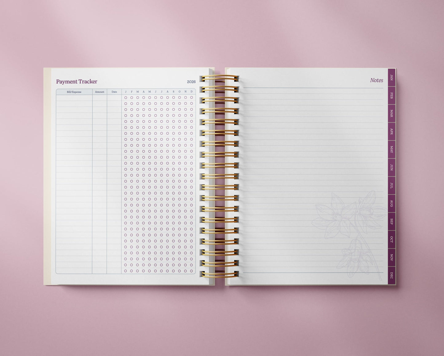 Well Ordered Day Planner 2026 - Daily Organizer with Meal Planning