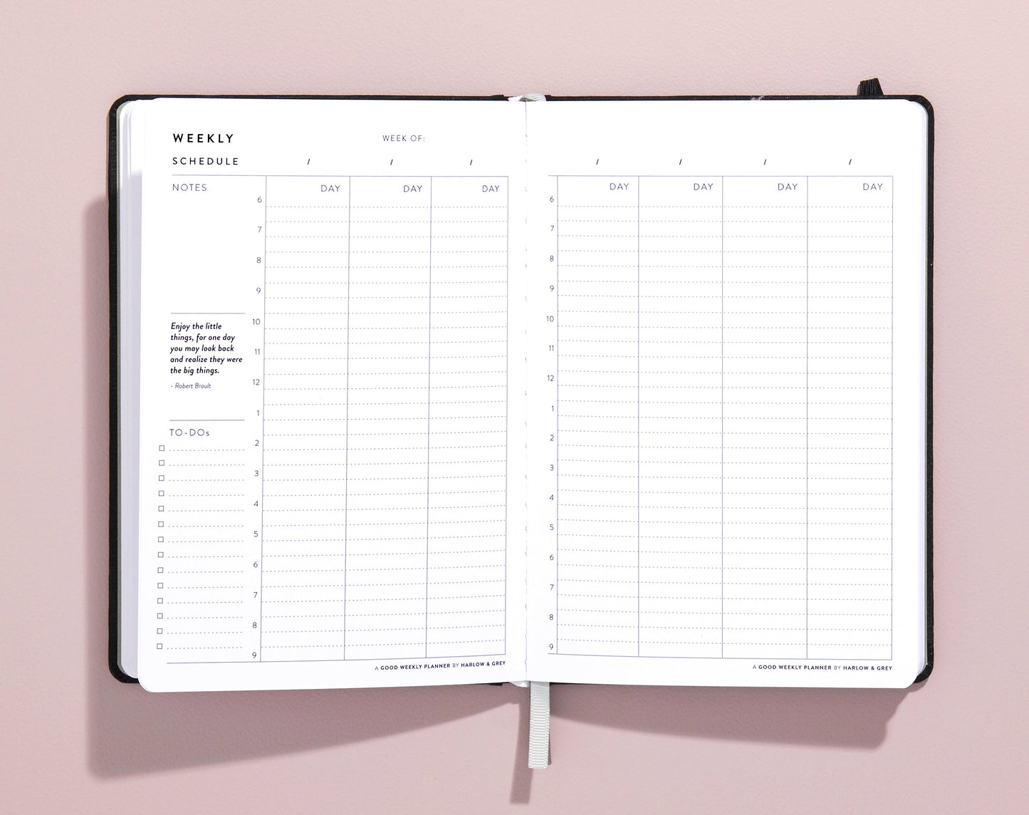 A Good Weekly Planner - 12-Month Undated Planner
