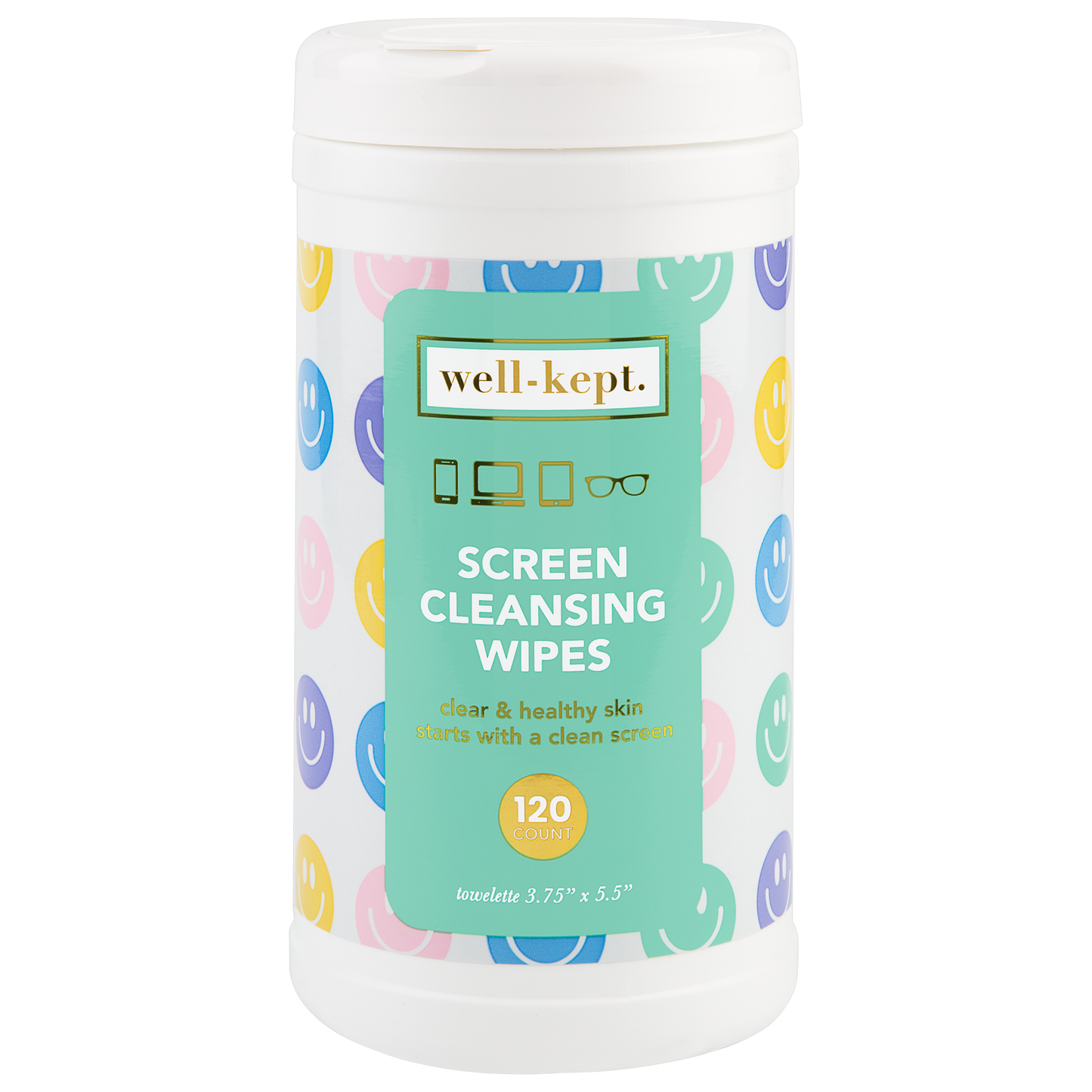 All Smiles Electronics Cleaning Wipes - 120 Count Canister