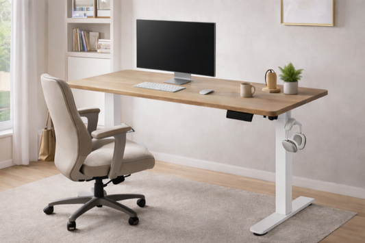 Electric Height Adjustable Standing Desk (48" x 24")