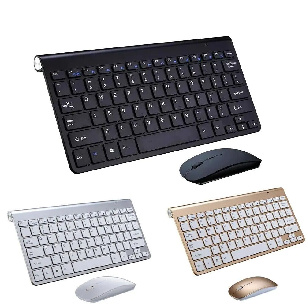 Mini Wireless Keyboard and Mouse Set