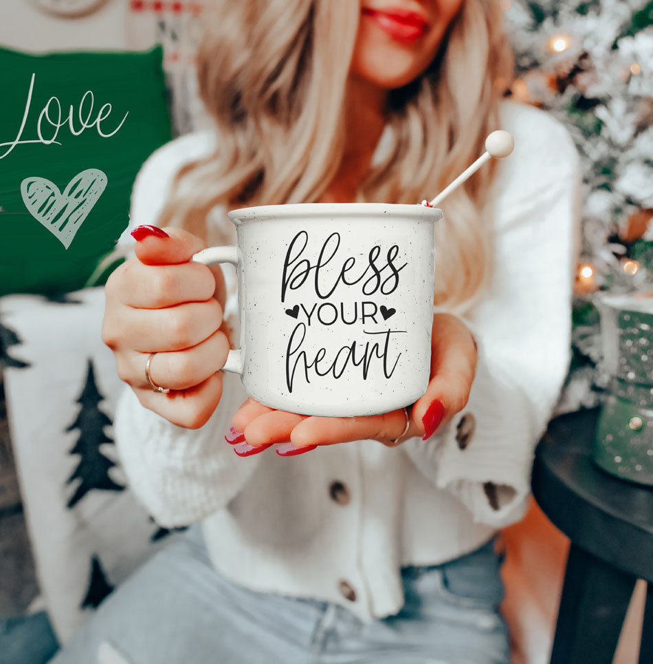 Bless Your Heart 14oz Ceramic Campfire Mug