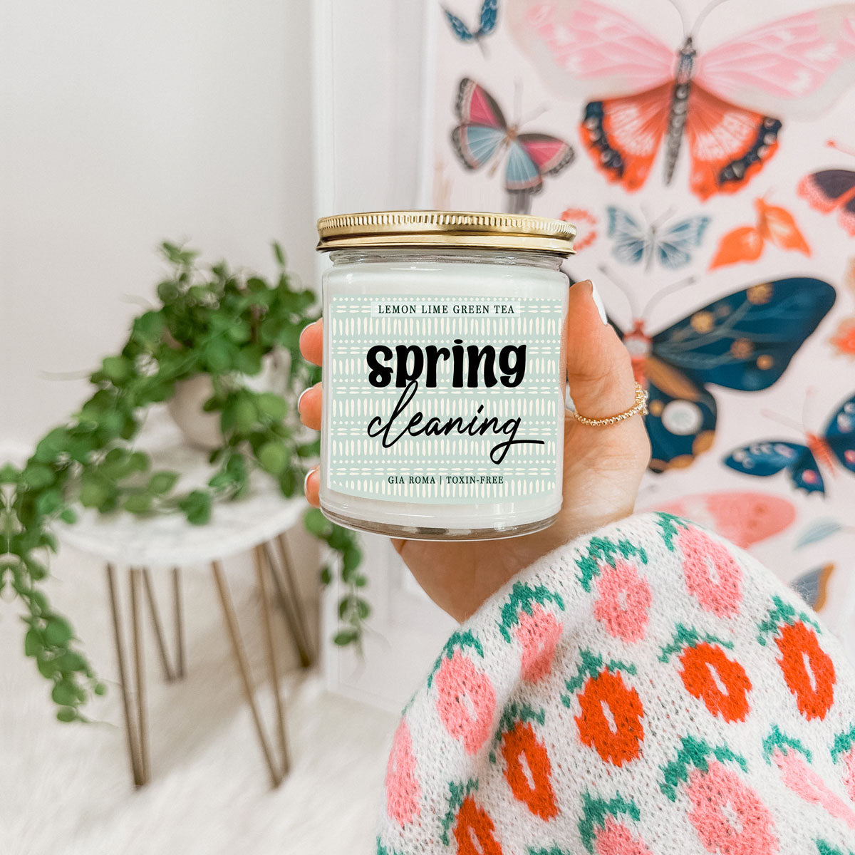 Lemon Lime Green Tea Candle - 9oz Soy Blend