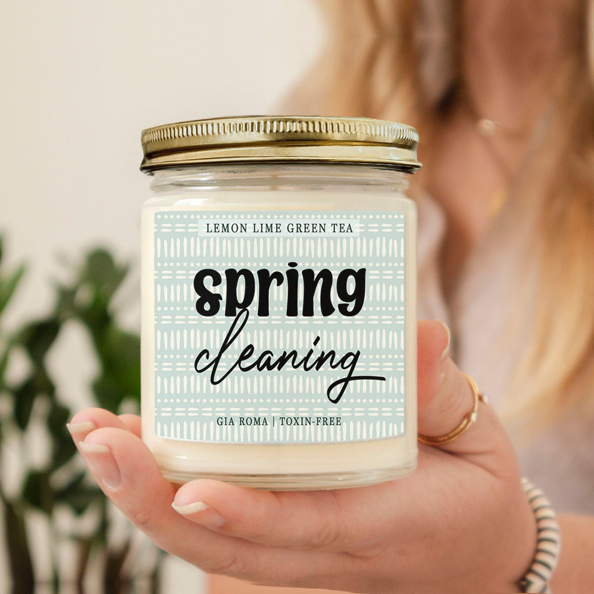 Lemon Lime Green Tea Candle - 9oz Soy Blend