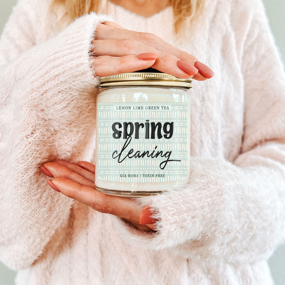 Lemon Lime Green Tea Candle - 9oz Soy Blend