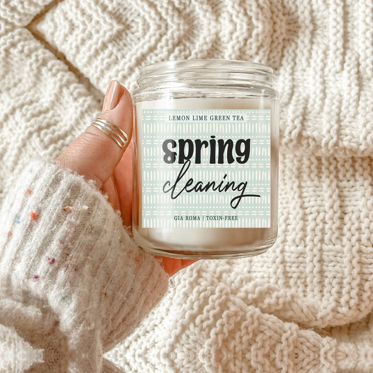 Lemon Lime Green Tea Candle - 9oz Soy Blend