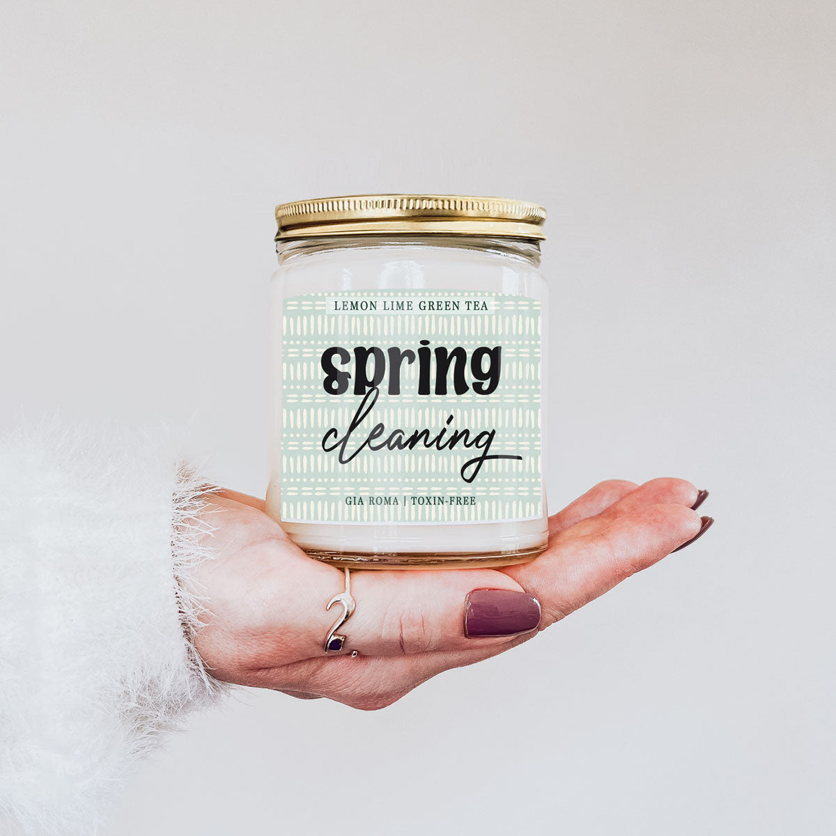 Lemon Lime Green Tea Candle - 9oz Soy Blend