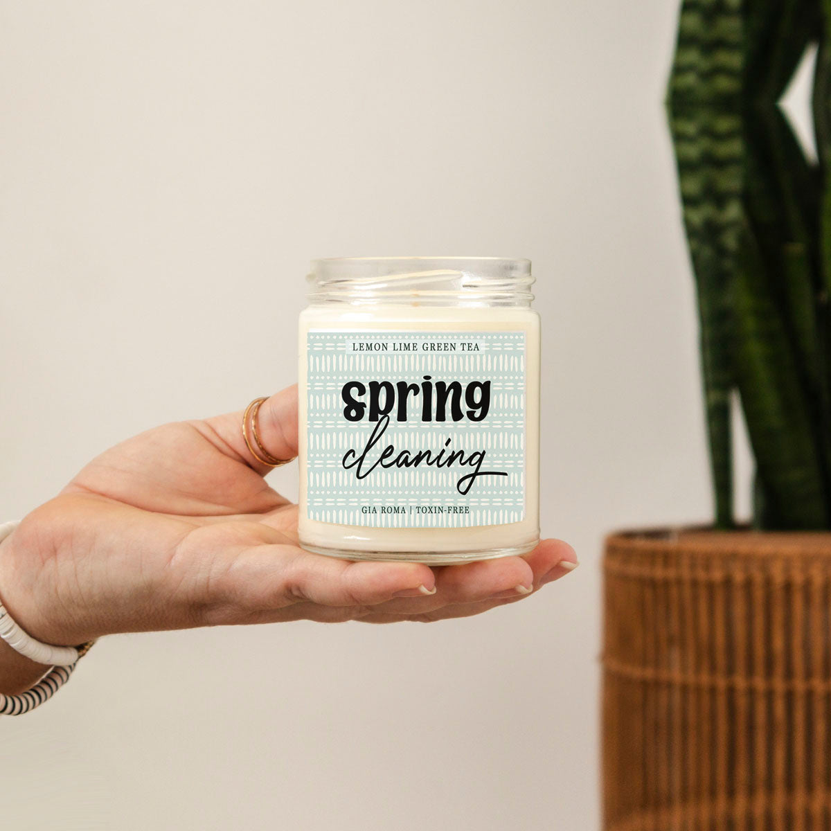 Lemon Lime Green Tea Candle - 9oz Soy Blend