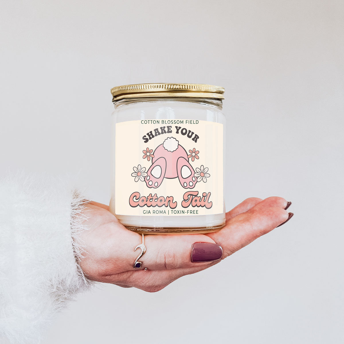 Cotton Blossom Retro Candle - 9oz Soy Blend